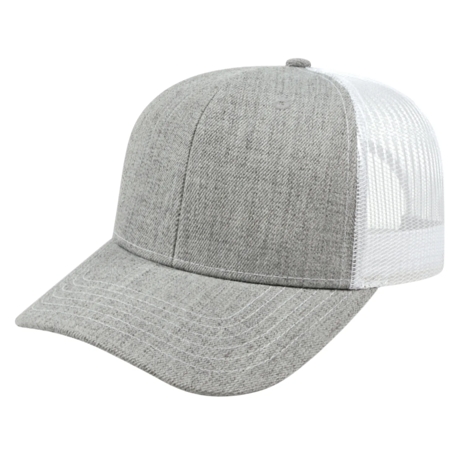Blended Wool Acrylic Trucker Cap view 2