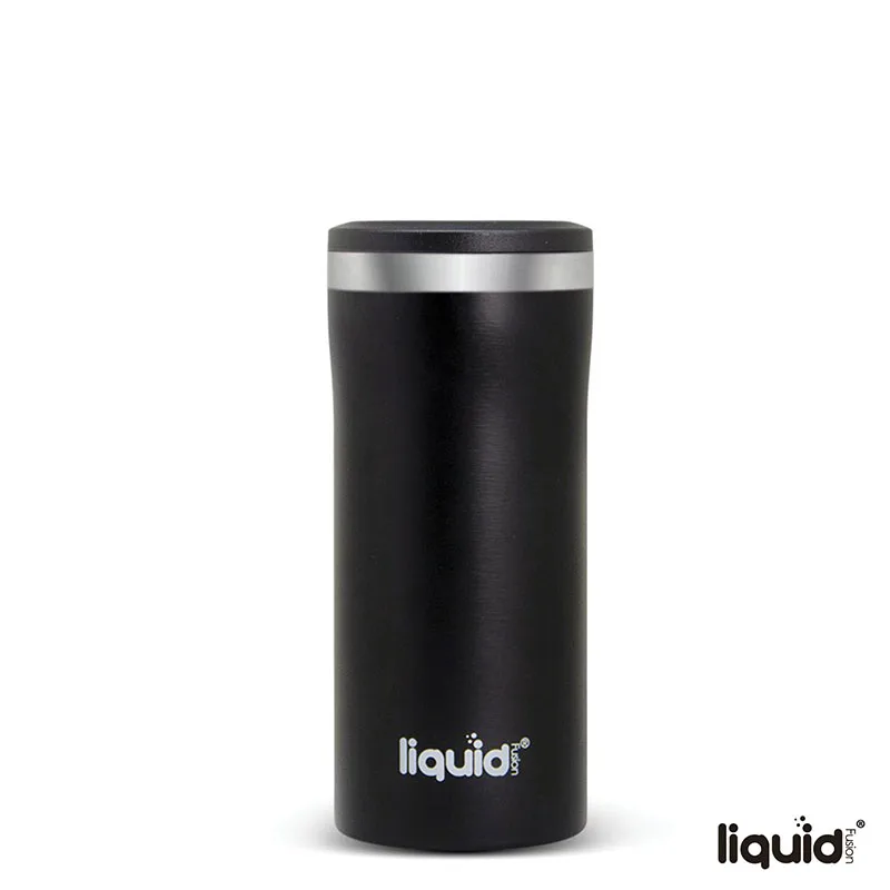 Liquid Fusion 12 oz. Double Wall, Stainless Steel Skinny Can Cooler view 2