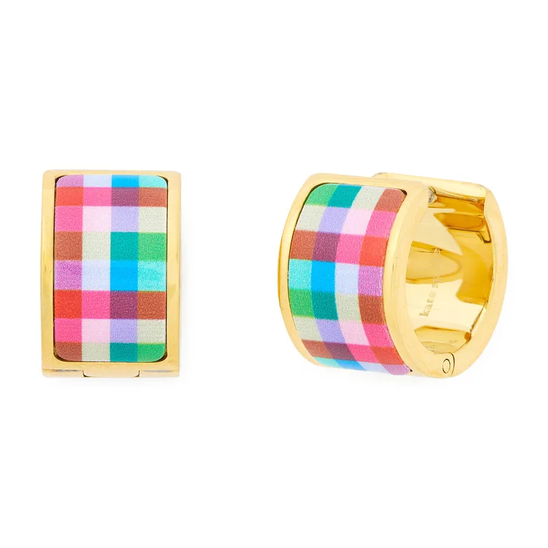 kate spade new york Heritage Spade Huggies - Blue Madras