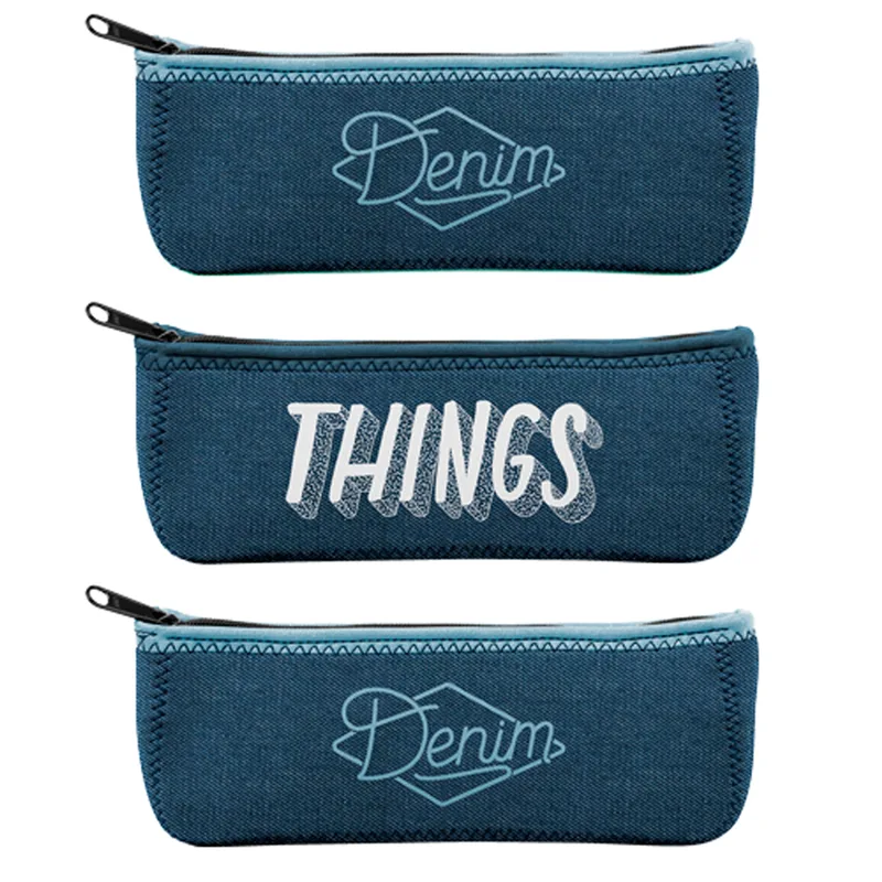 Denim Canoe Pouch