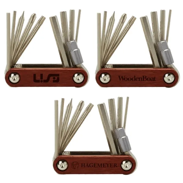 Bandelier 10-in-1 Folding Tool with Rosewood Handle view 2