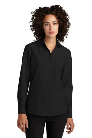 Mercer+Mettle® Women's Long Sleeve Stretch Woven Shirt view 2