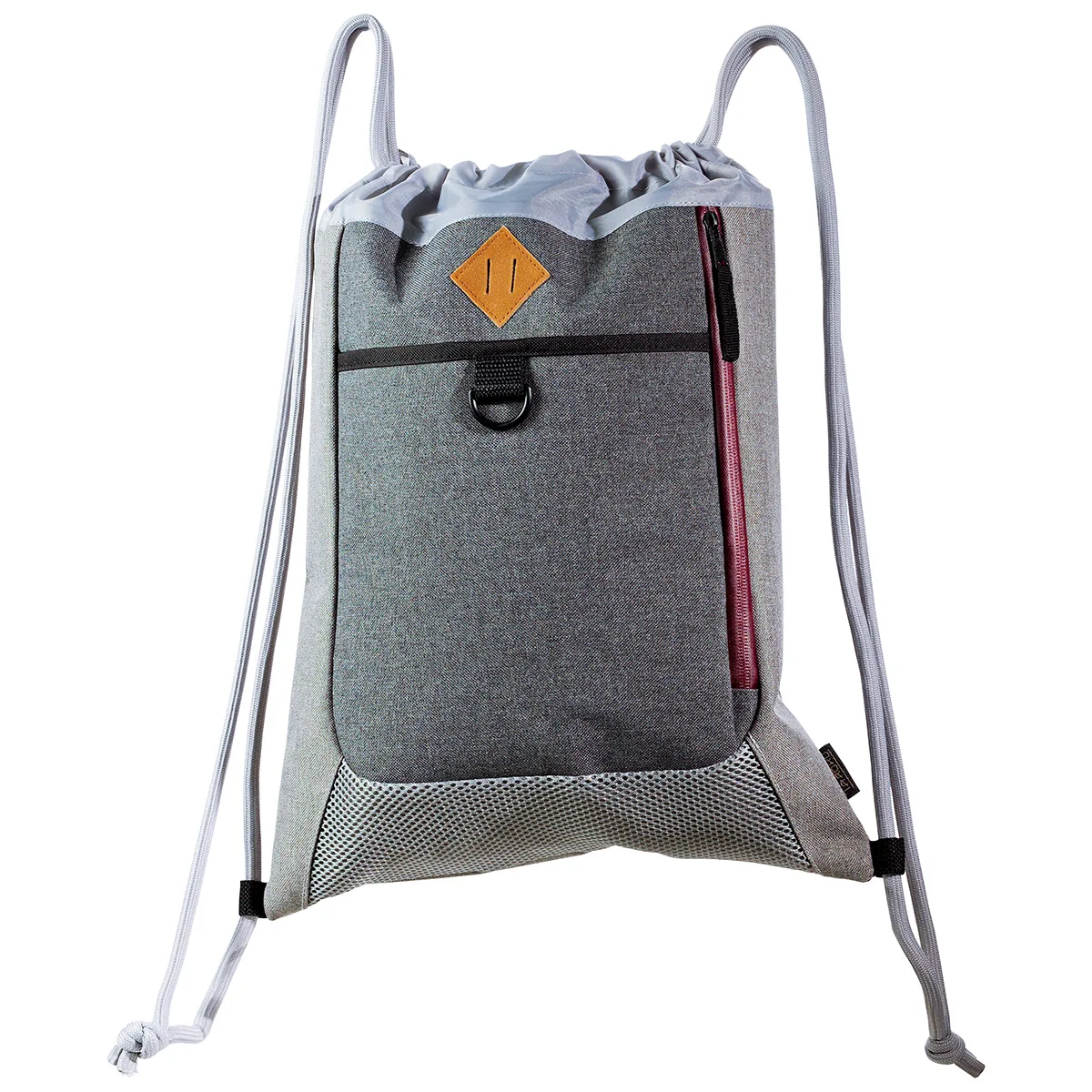 Bordeaux Polycanvas String Backpack by Taroko(TM) view 2