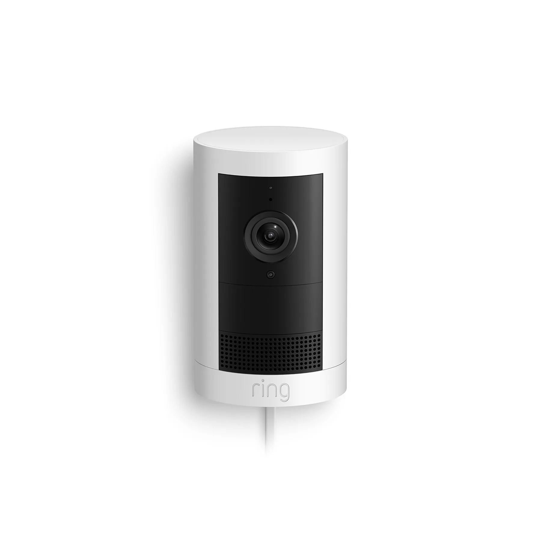 Ring Outdoor Cam Plus Plug-In - White