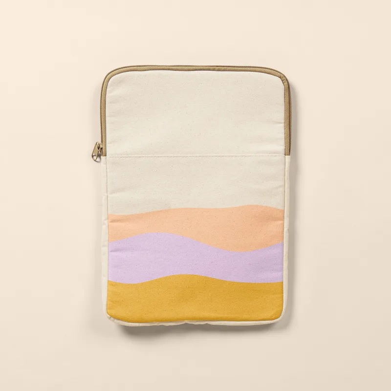 Portrait Laptop Sleeves - Natural Canvas - Small - 13" view 2
