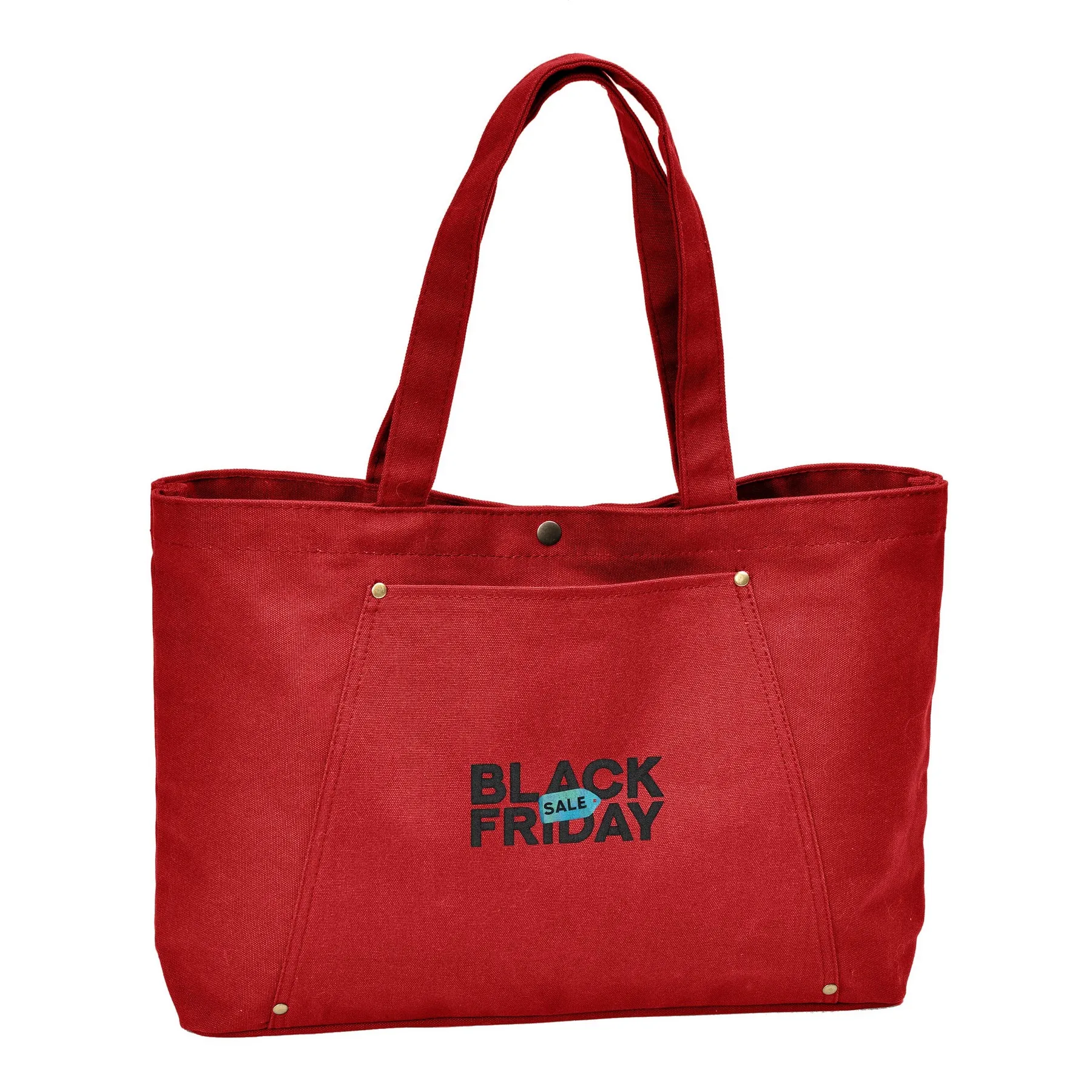Rivet Tote with Embroidery view 6