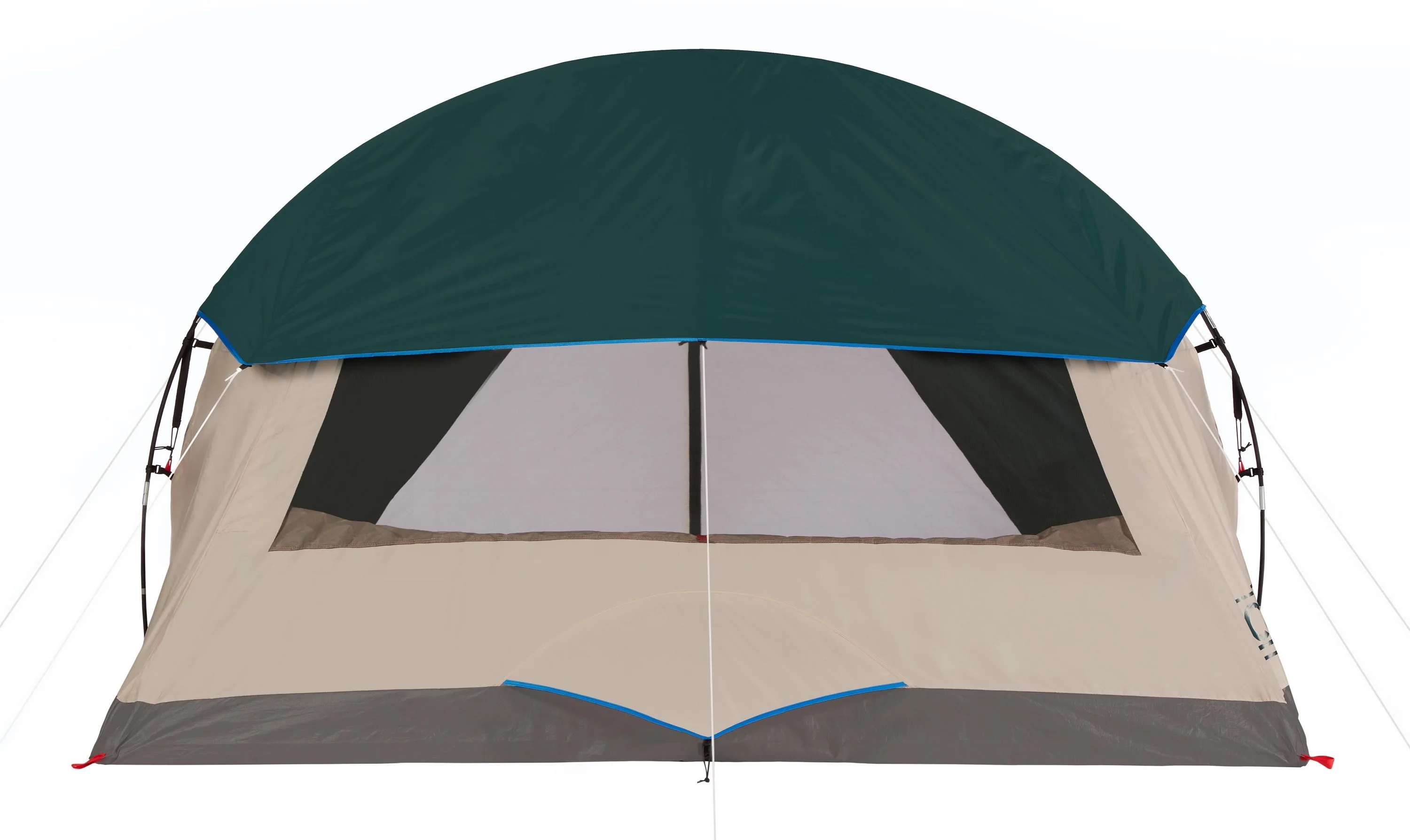 Coleman 6-Person Cabin Tent W/ Screened Porch Evergreen