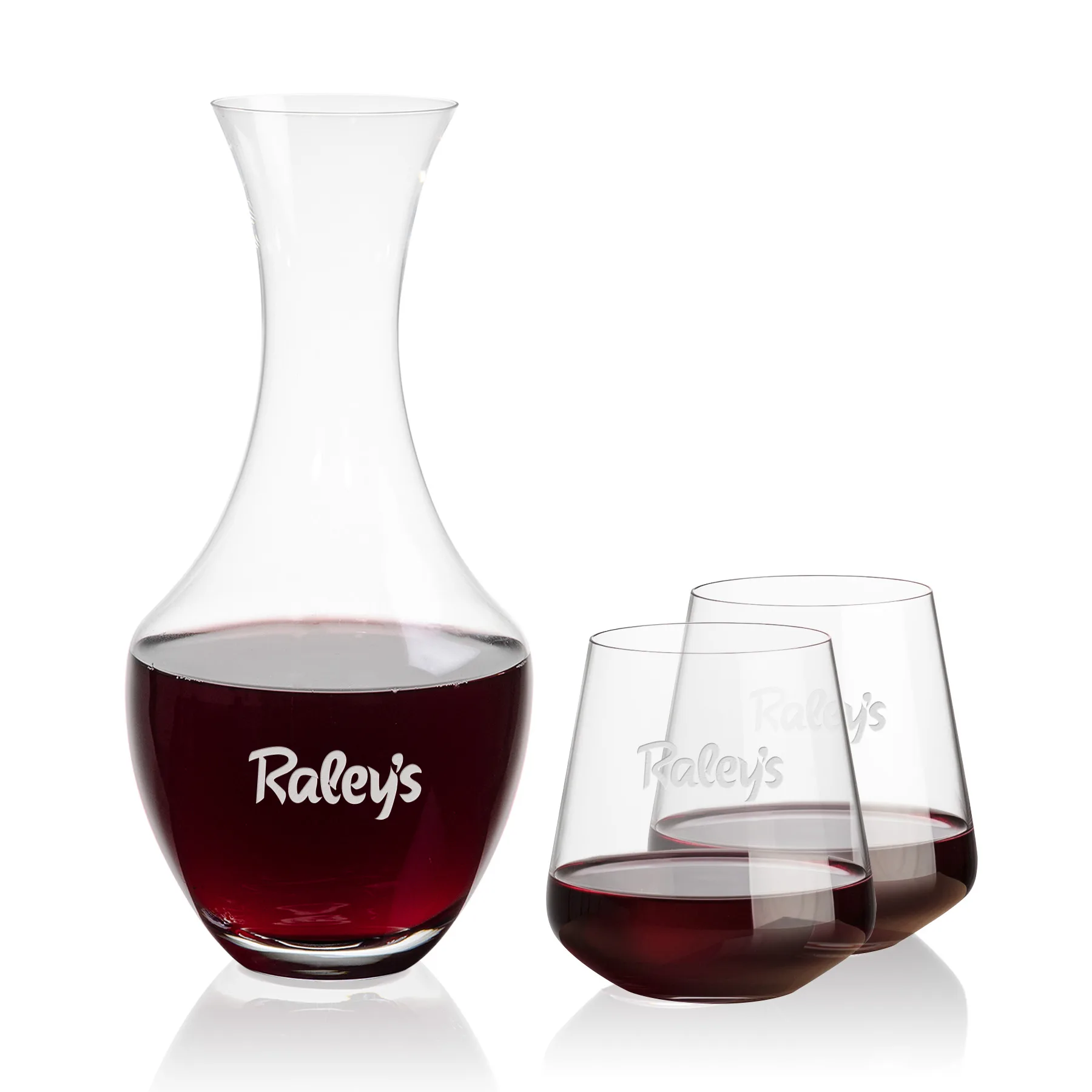 Carafe Stemless Set, Cannes Wine Set, Carafe & 2 Stemless