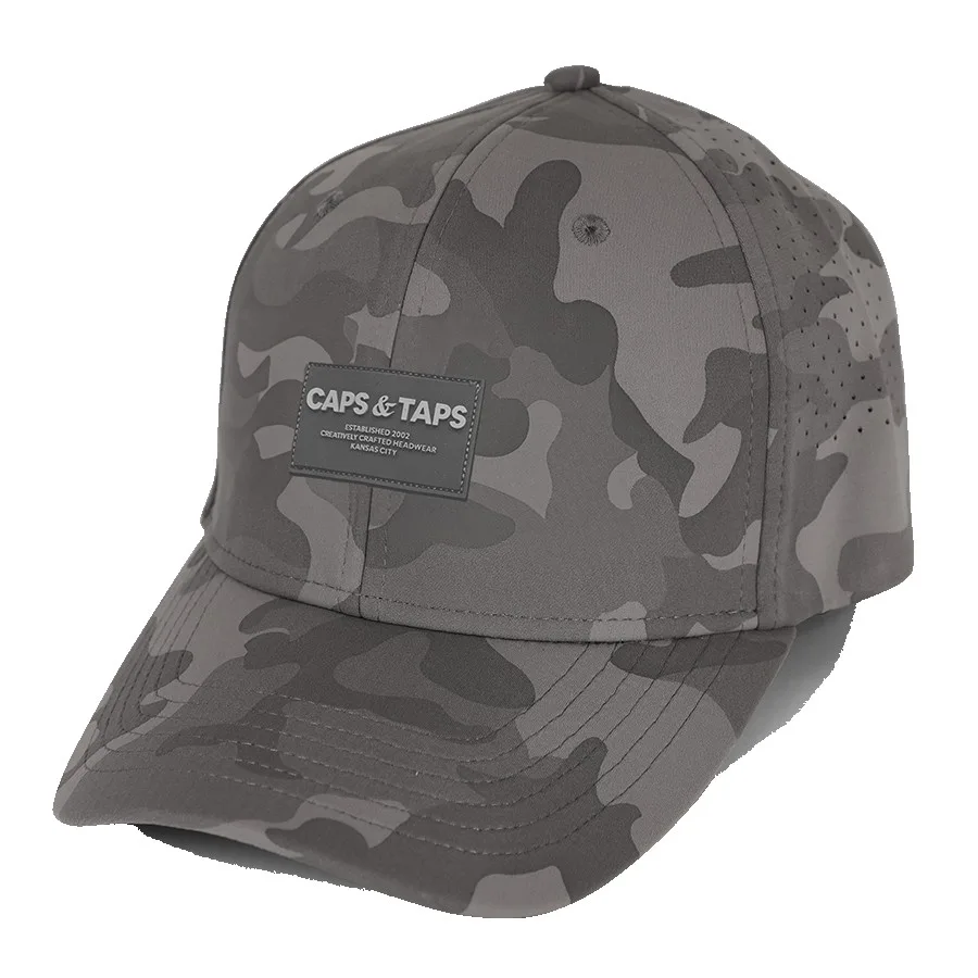 Tonal Camo Traditional Structured Low-Profile Cap