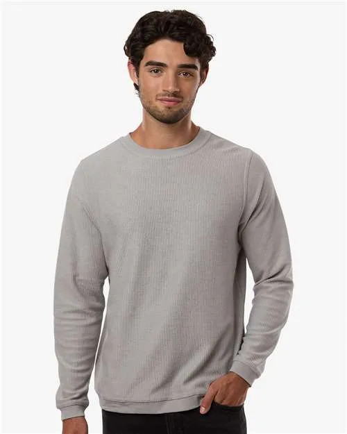 BOXERCRAFT Unisex Corded Crewneck Sweatshirt