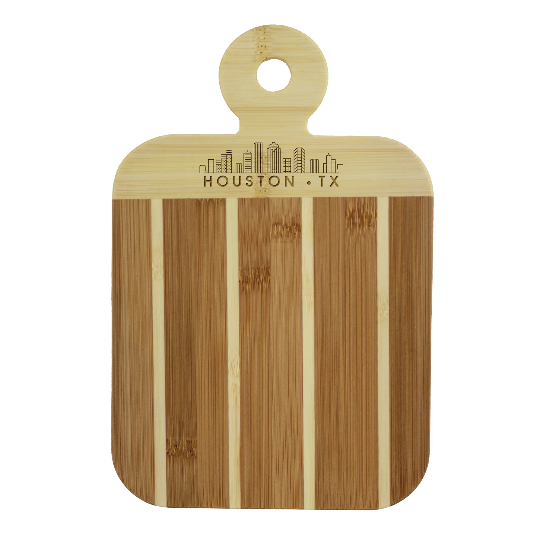 Striped Paddle Houston City Skyline Board