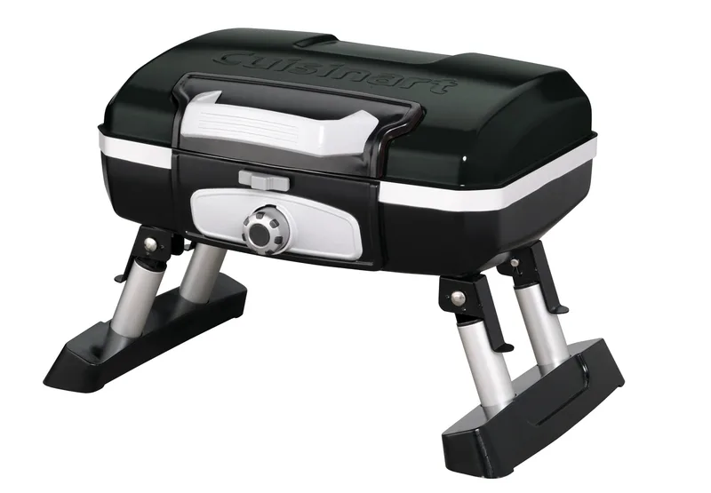 Cuisinart Petit Gourmet Tabletop Black Portable Gas Grill