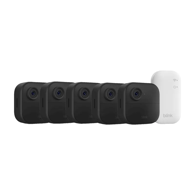Blink Outdoor 4 Security Camera - 5 Camera System - Black