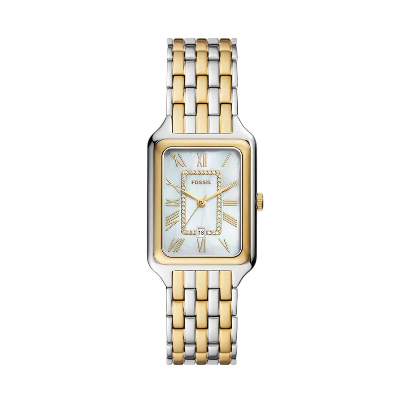 Fossil Women's Raquel Three-Hand Date Two-Tone Stainless Steel Watch
