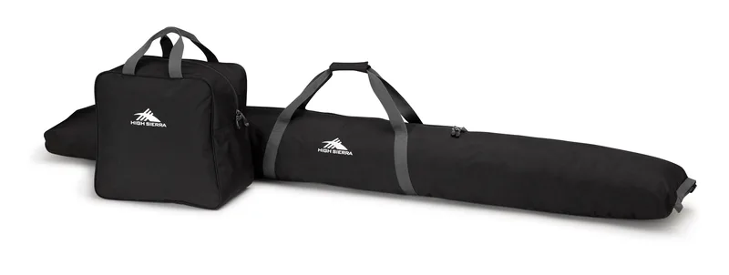 High Sierra Ski Bag & Boot Bag Combo Black/Mercury