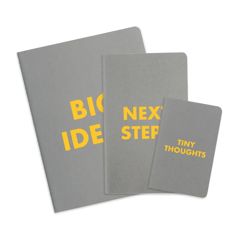 Moleskine® Assorted Size Cahier 3-Pack - Pebble Grey
