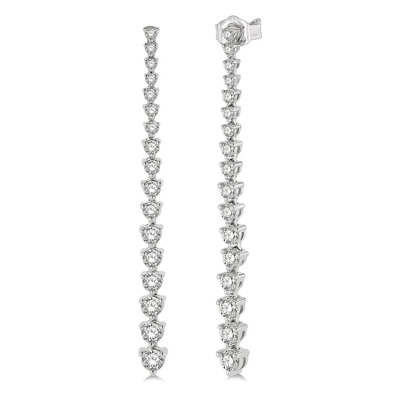 Jilco Inc Diamond Dangle Drop Earrings - 1.50twt