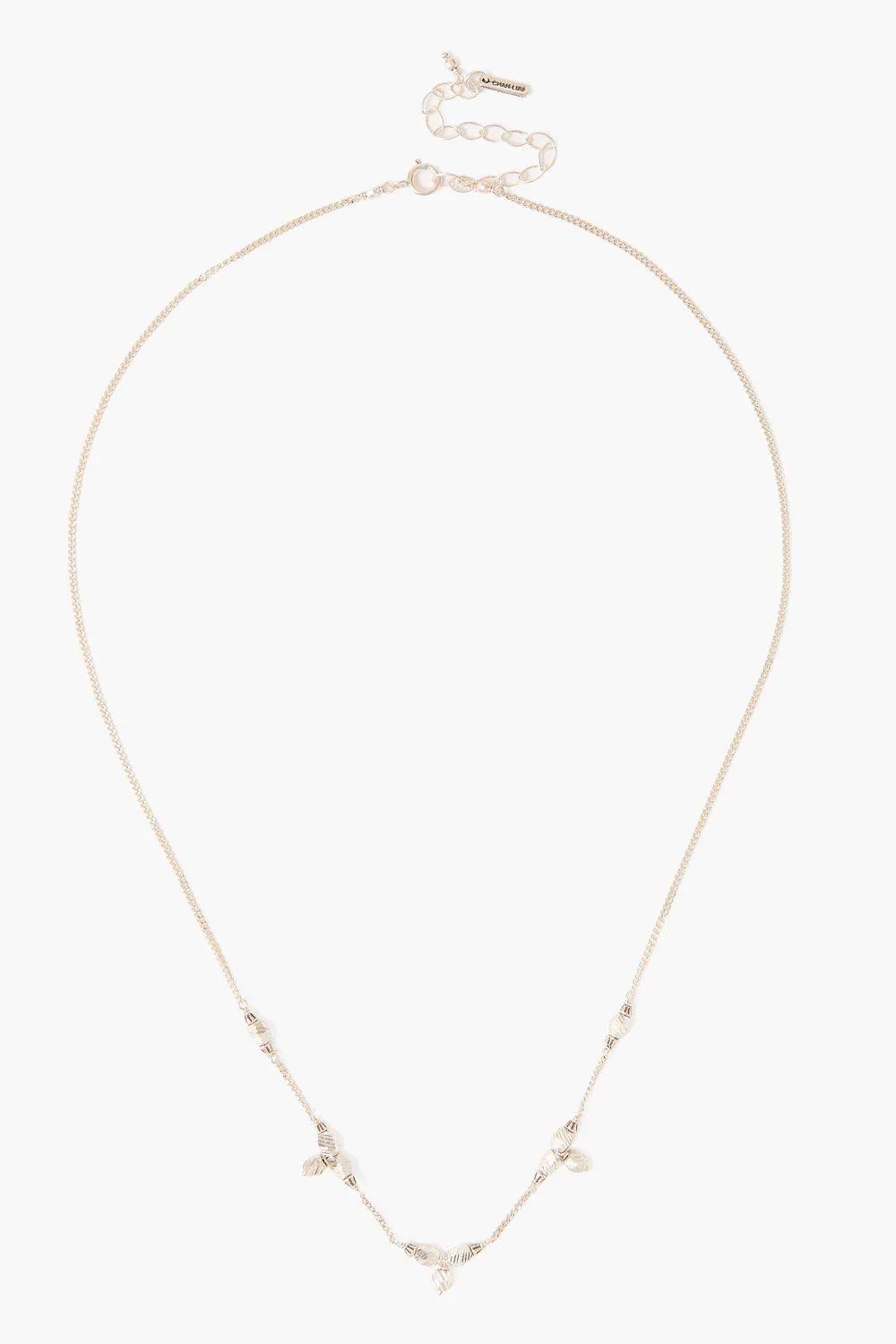 Chan Luu Silver Beaded Necklace