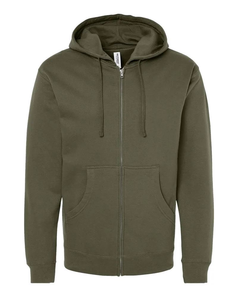 Independent Trading Co.® Unisex Midweight Full-Zip Hooded Sweatshirt view 4