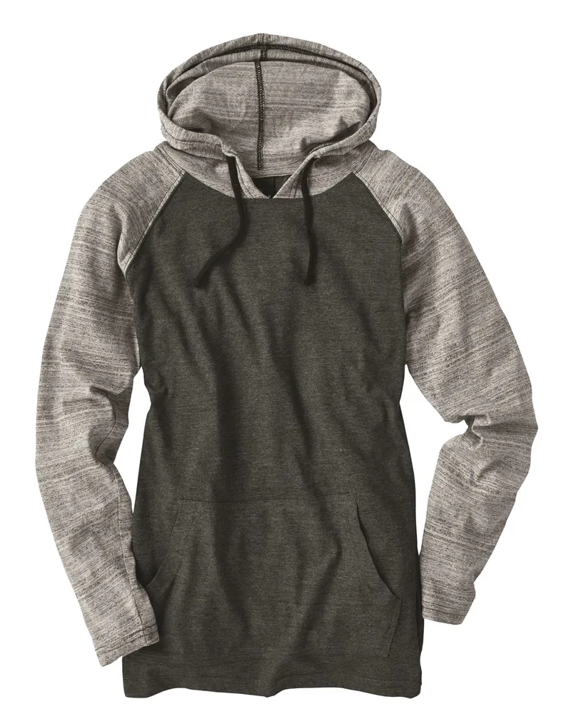 Burnside® Yarn-Dyed Hooded Raglan T-Shirt