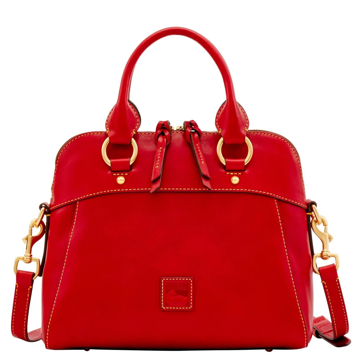 Dooney & Bourke Red Florentine Cameron Satchel