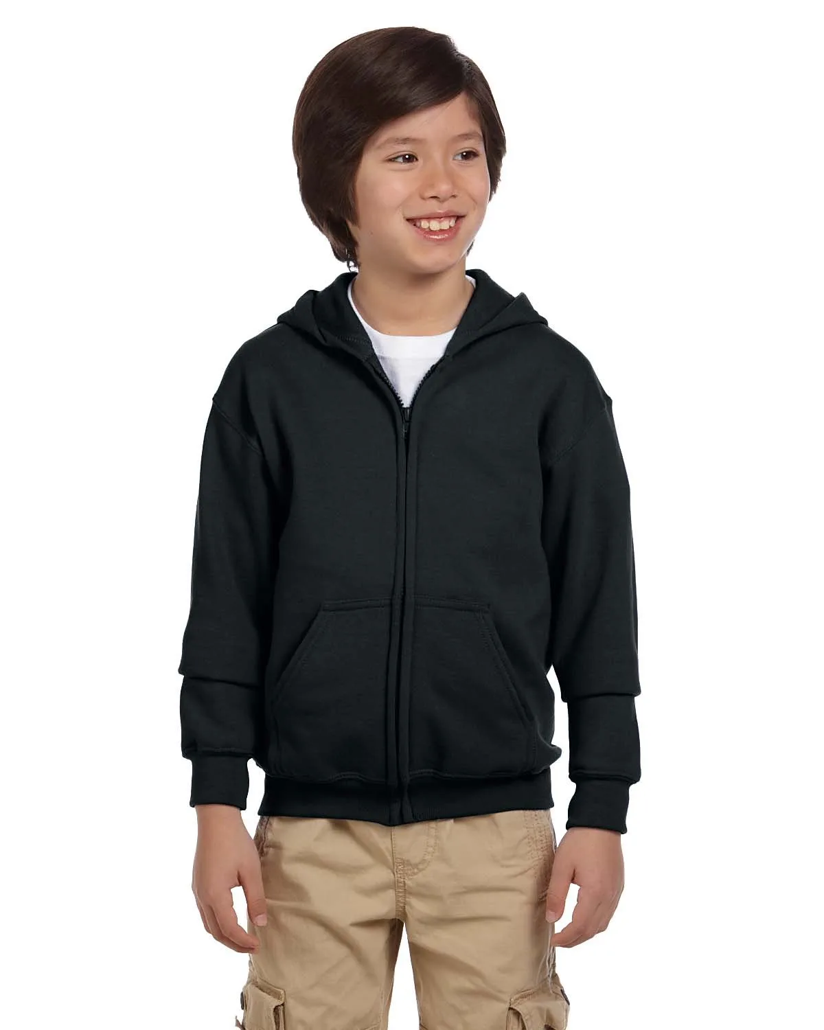 Gildan Youth Heavy Blend™ Full-Zip Hooded Sweatshirt