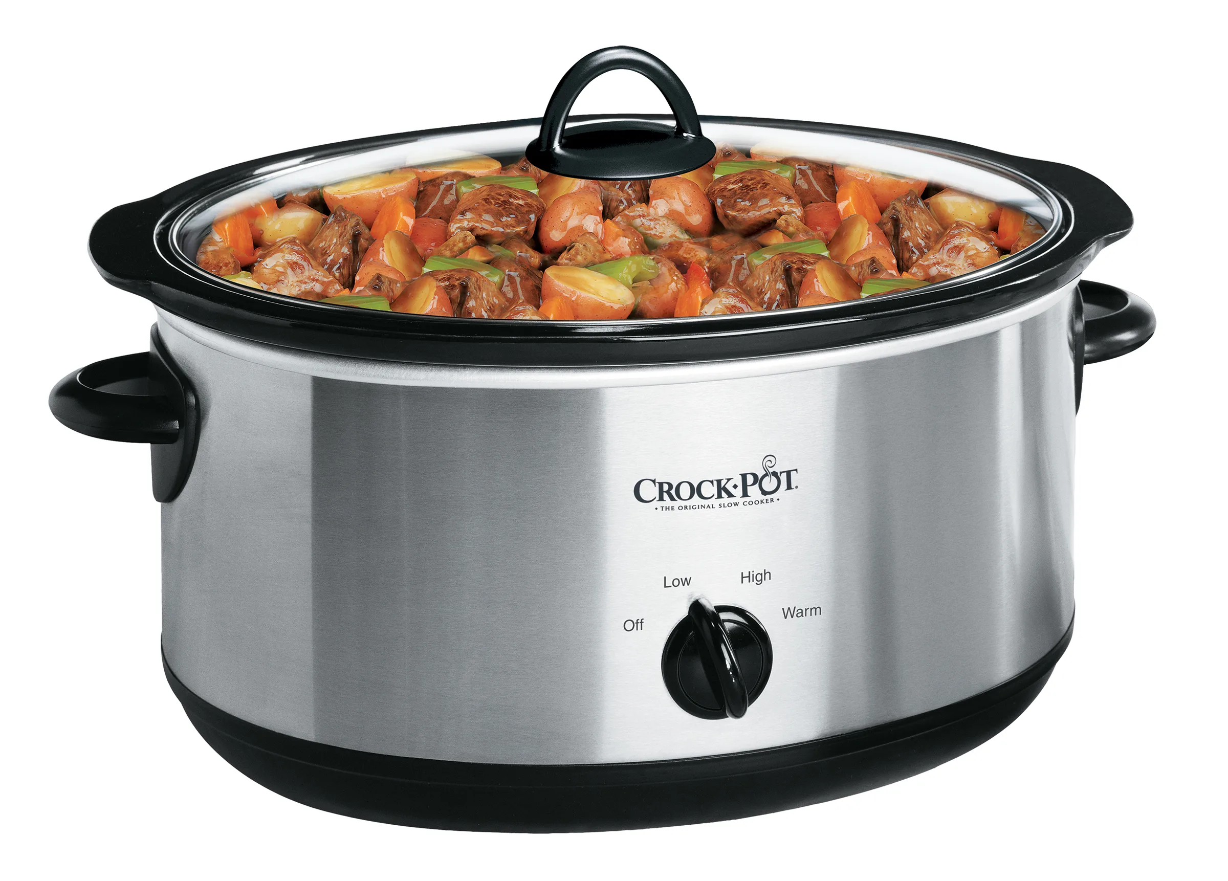 Crock-Pot® 7-Quart Slow Cooker, Manual, Stainless Steel
