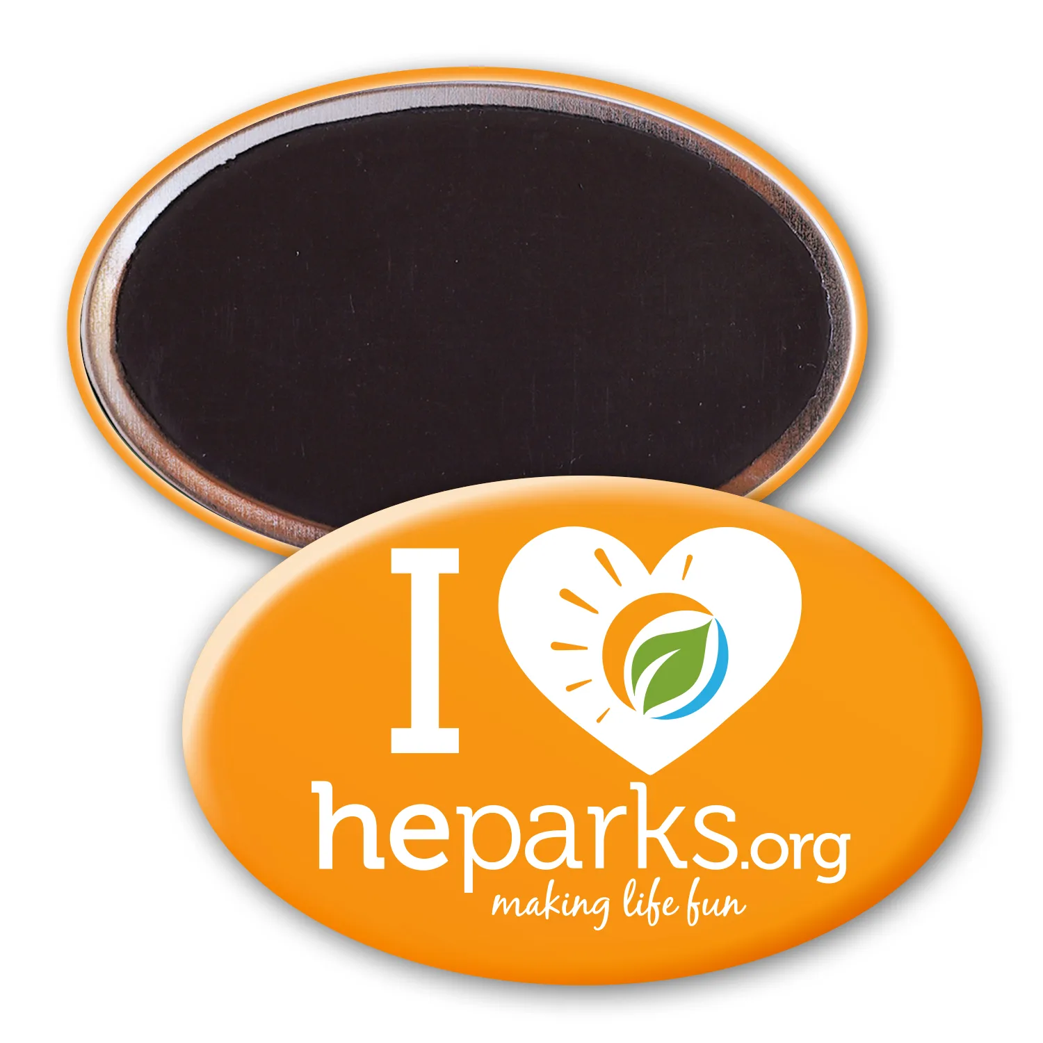 Oval Button w/ Magnet
