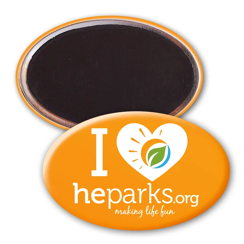 Oval Button w/ Magnet