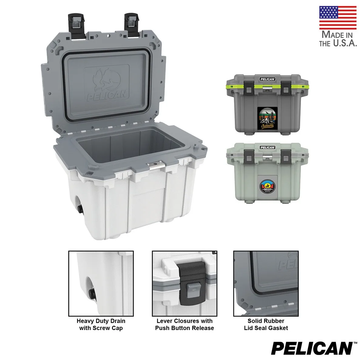Pelican 30qt Elite Cooler view 2