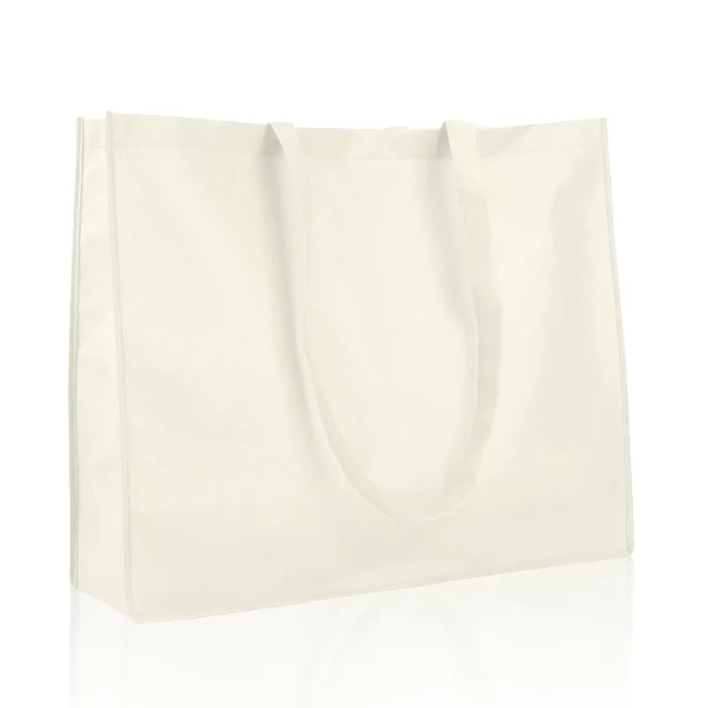 Large Non-Woven Tote Bag w/6" Gusset (20"x16"x6") view 2