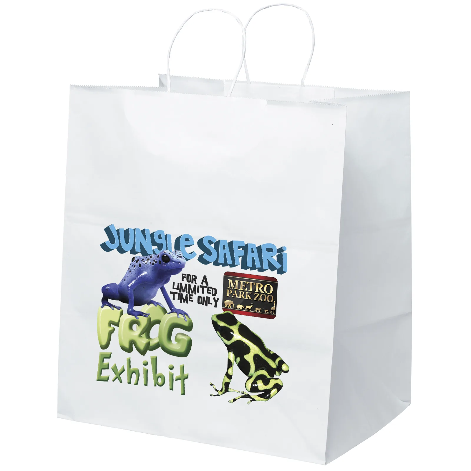 Brute - White Shopper - ColorVista (14" x 10" x 15 1/2")