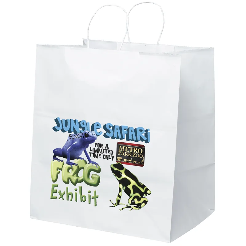 Brute - White Shopper - ColorVista (14" x 10" x 15 1/2")