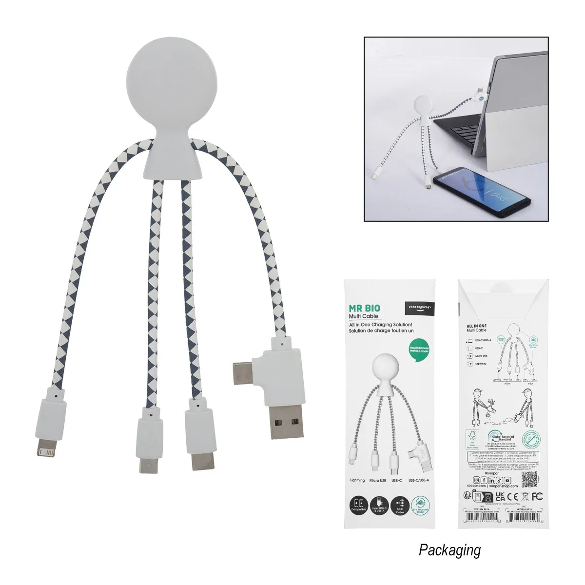 Xoopar Mr Bio All In One Charging Cable view 3