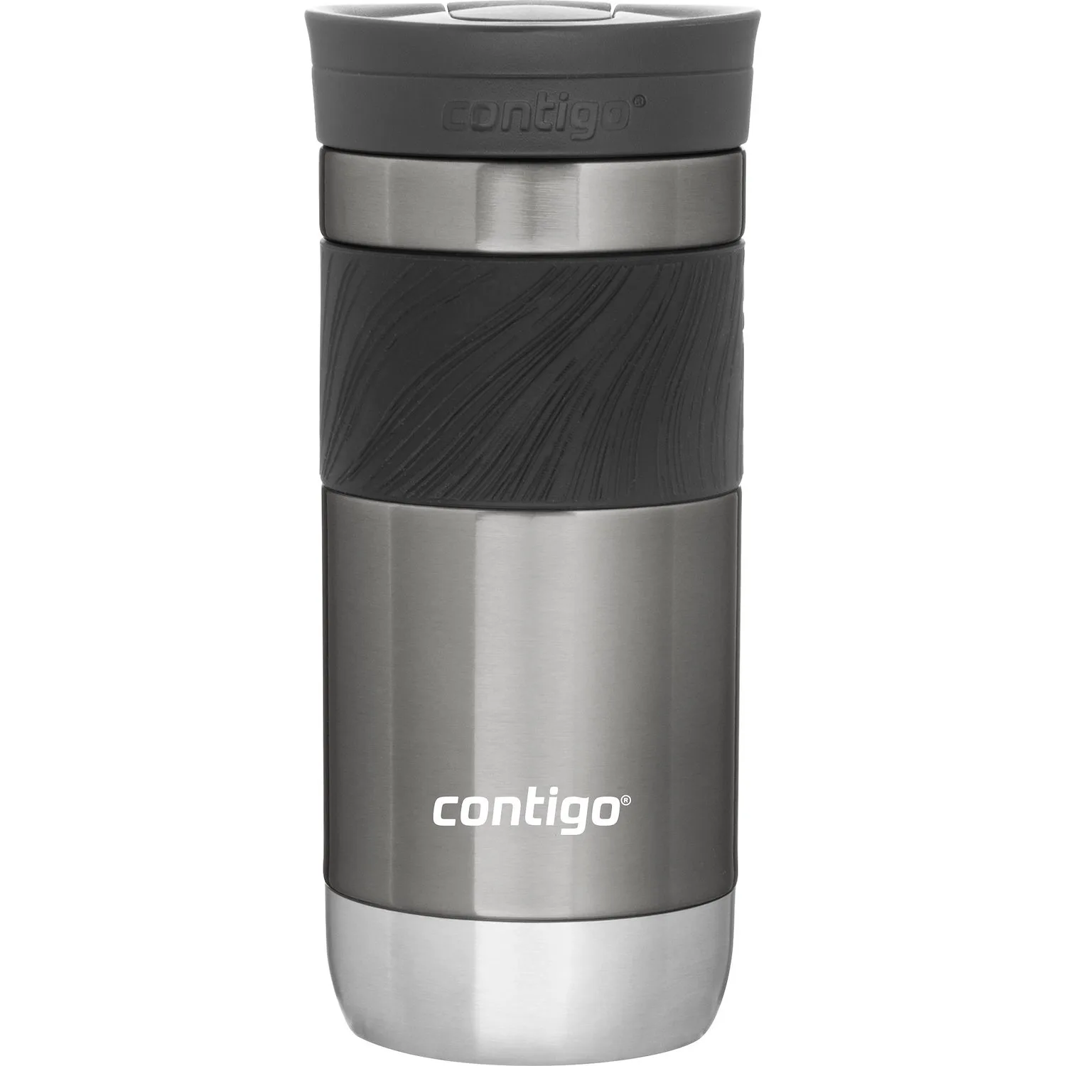 16 oz Contigo Byron 2.0 Travel Tumbler (Gun Metal) view 2