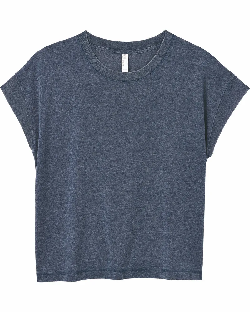 LAT Ladies' Relaxed Vintage Wash T-Shirt view 5