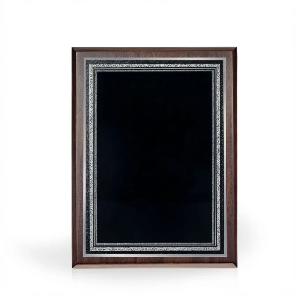 Weber Walnut Award Plaque, view 5