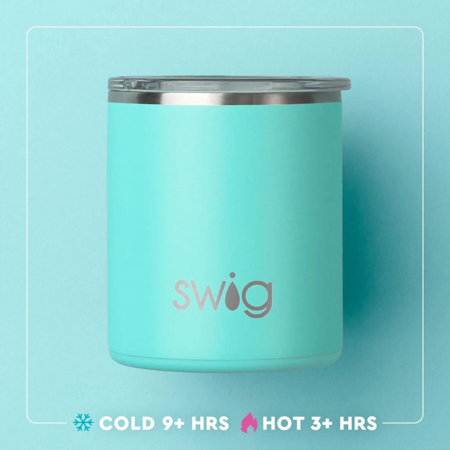 12 oz SWIG® Golf Ball Stainless Steel Insulated Lowball Tumbler view 4