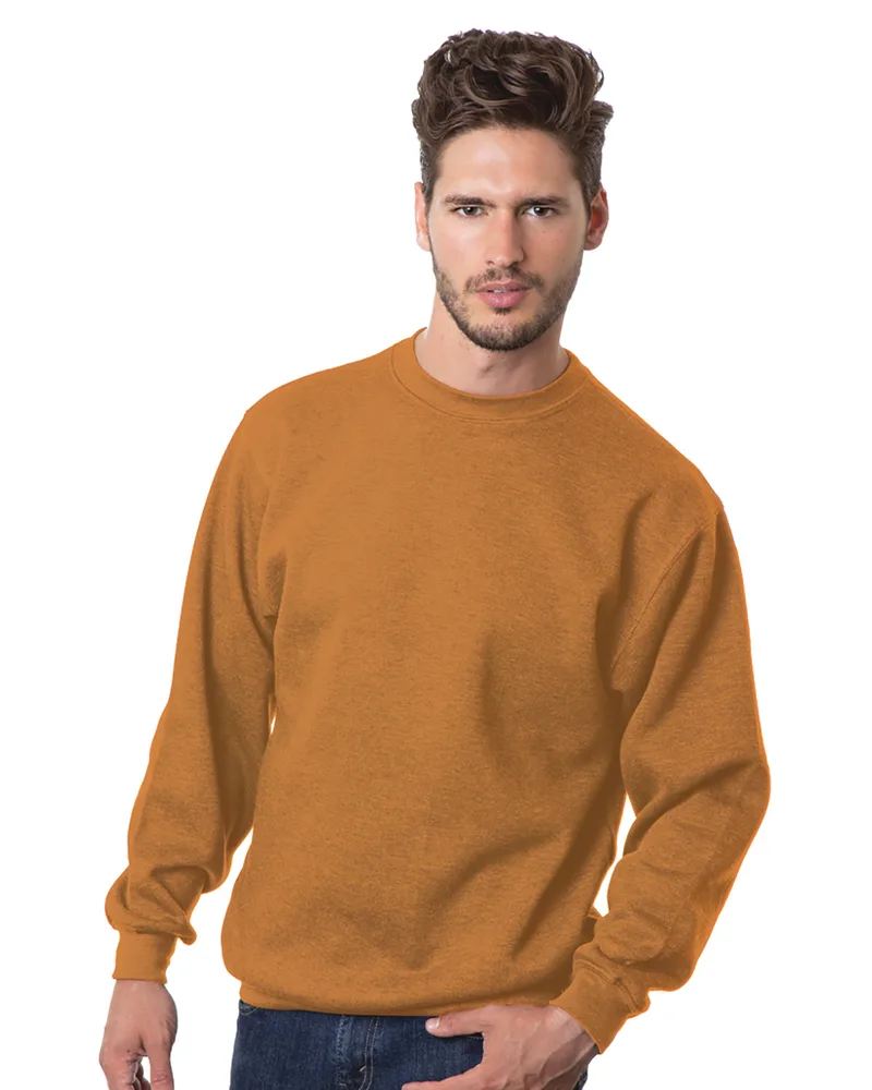 BAYSIDE Adult USA Made Heavyweight Crewneck Sweatshirt view 4