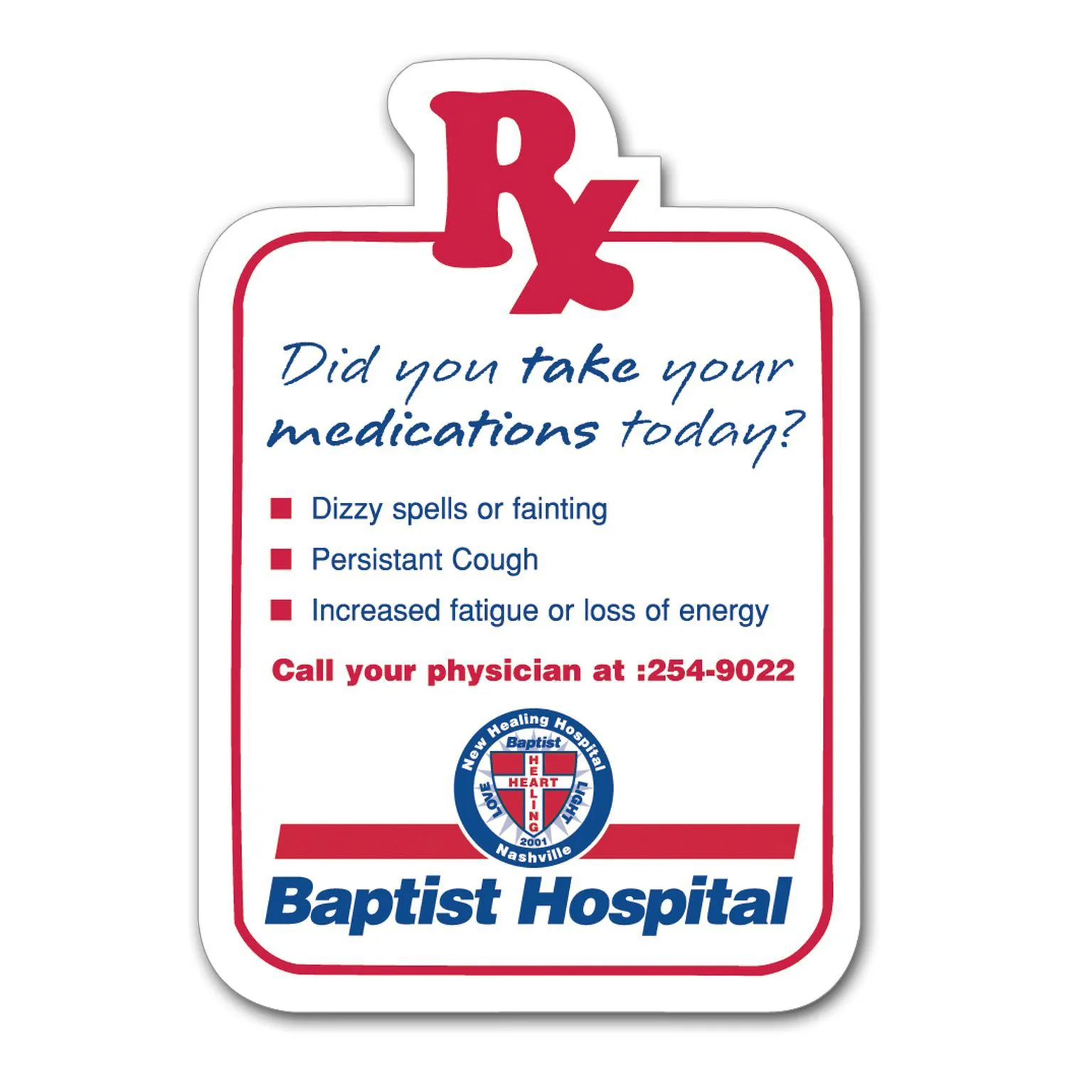 Rx Healthcare Shape Magnet