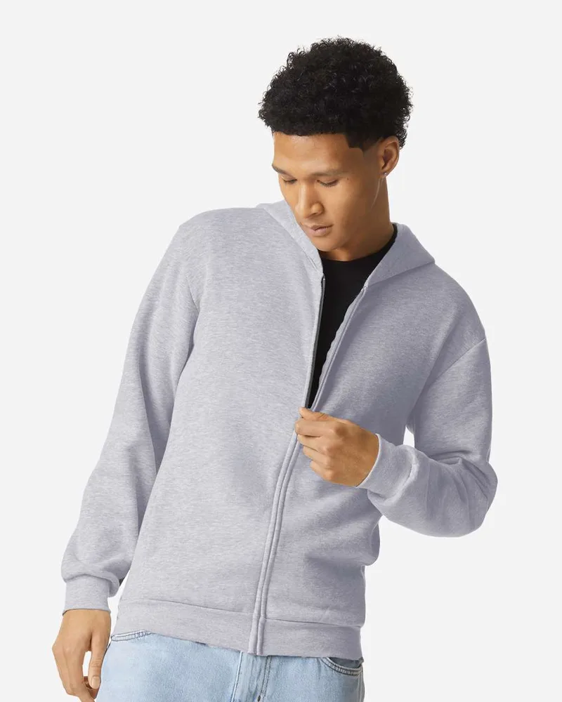 American Apparel® ReFlex Fleece Full-Zip Hoodie view 5