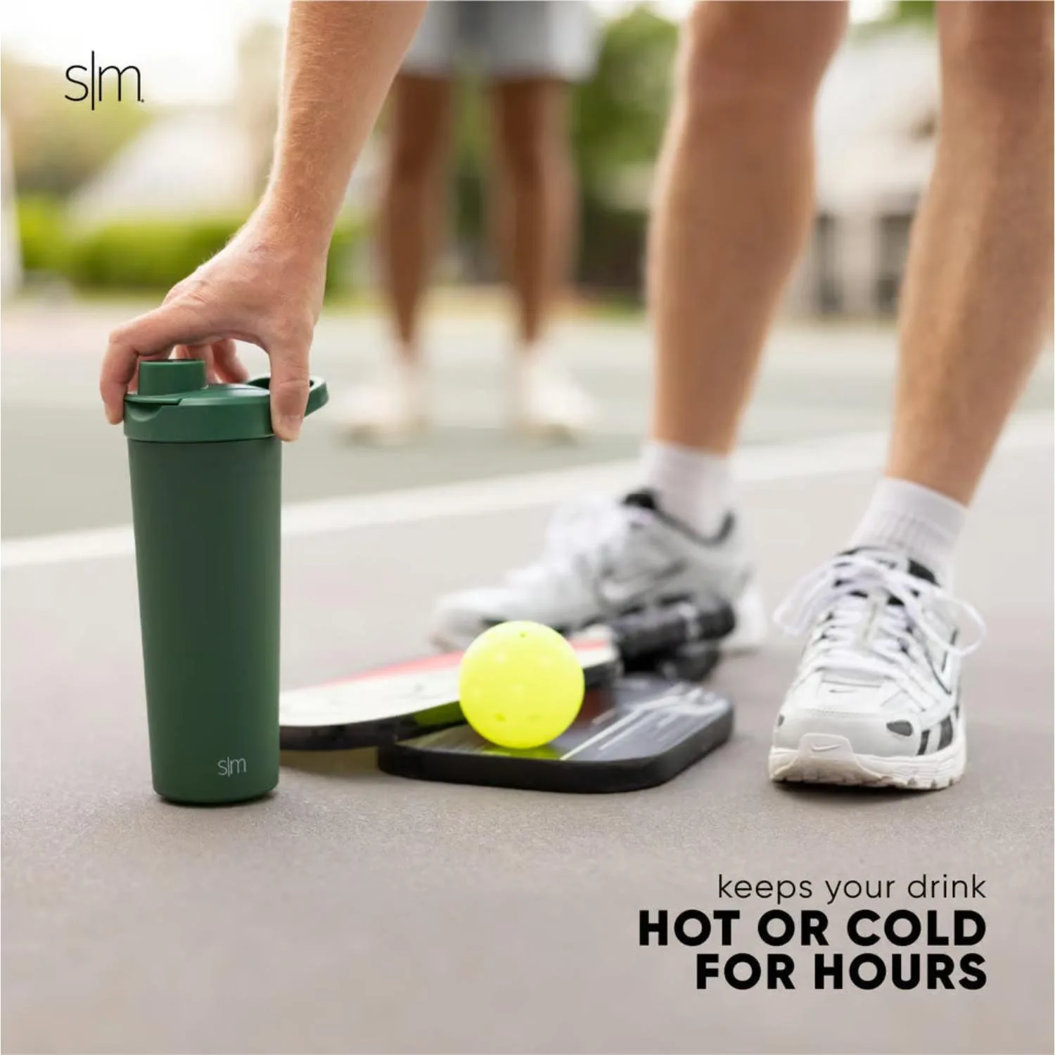 24 oz Simple Modern® Stainless Steel Double-Walled Insulated Rally Protein Shaker Bottle view 3