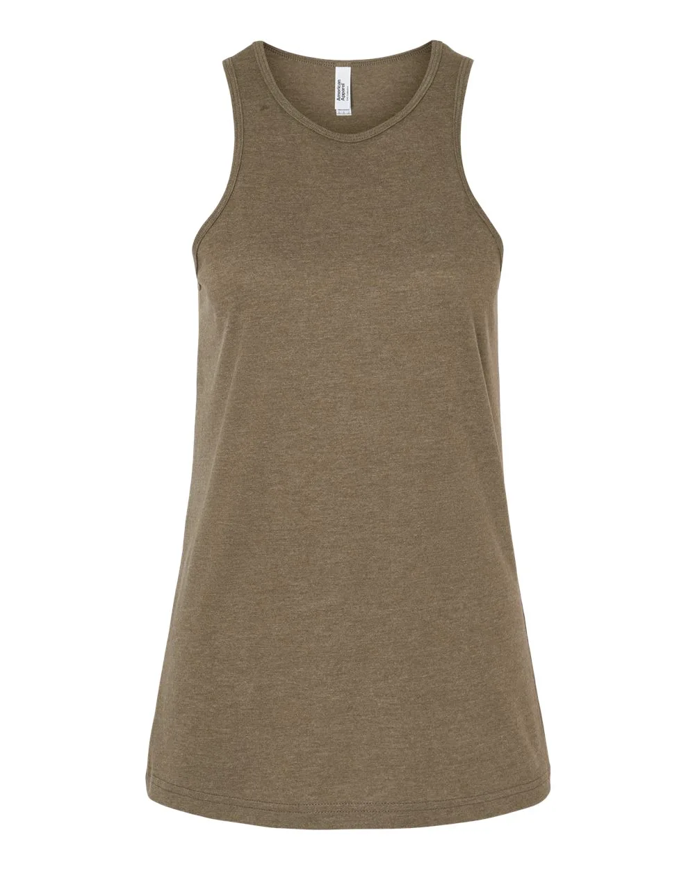 American Apparel® Ladies' CVC Racerneck Tank Tops view 3