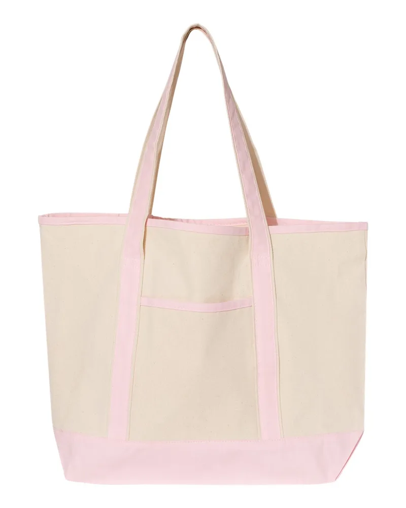 Q-Tees™ 34.6L Large Canvas Deluxe Tote Bag view 4