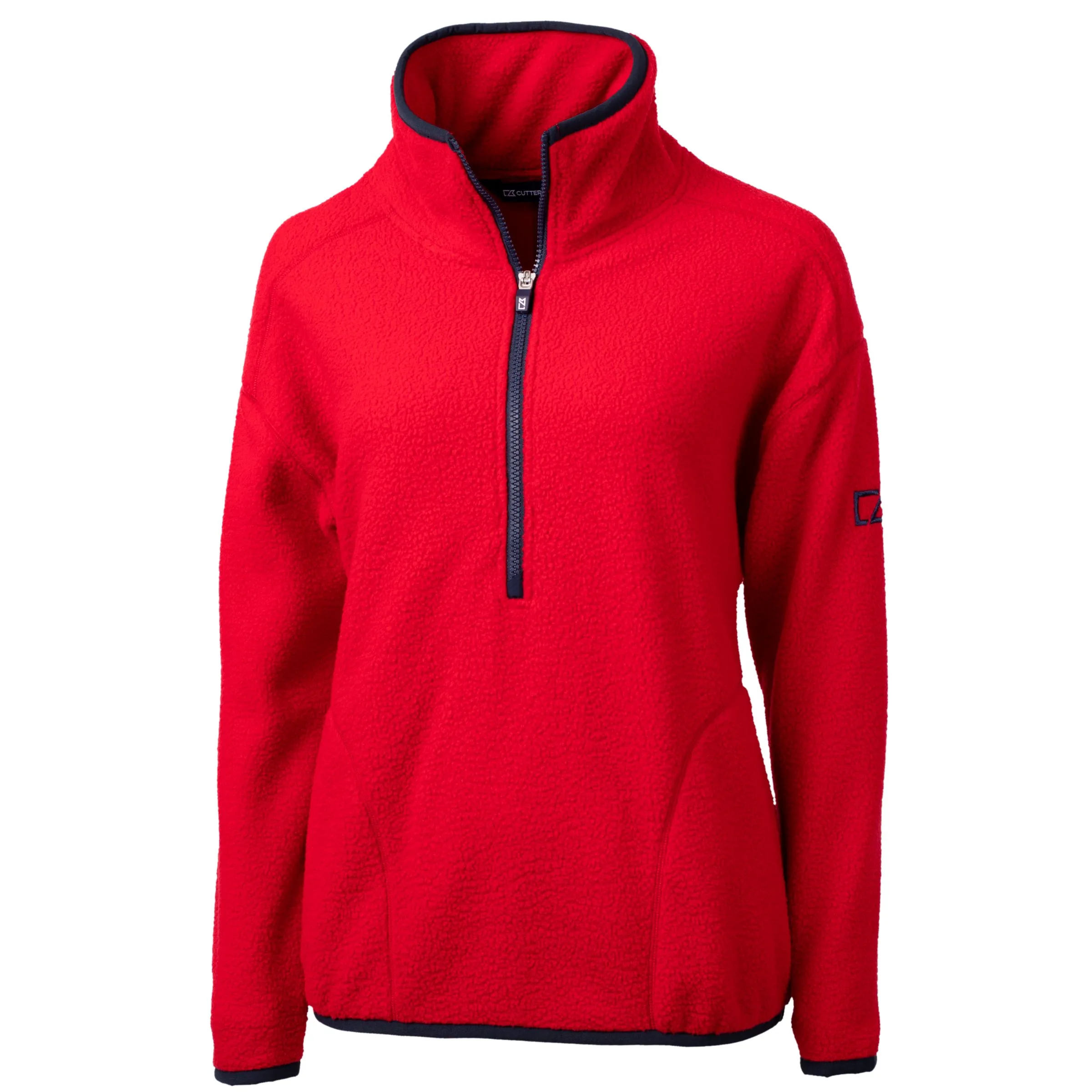 Cutter & Buck Cascade Eco Sherpa Womens Fleece Pullover Jacket view 4