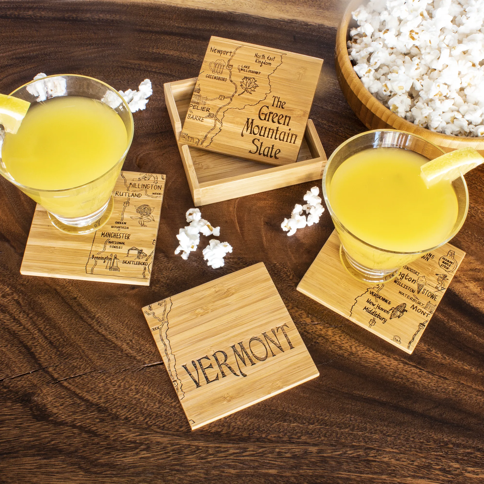 Vermont Puzzle Coaster Set view 3