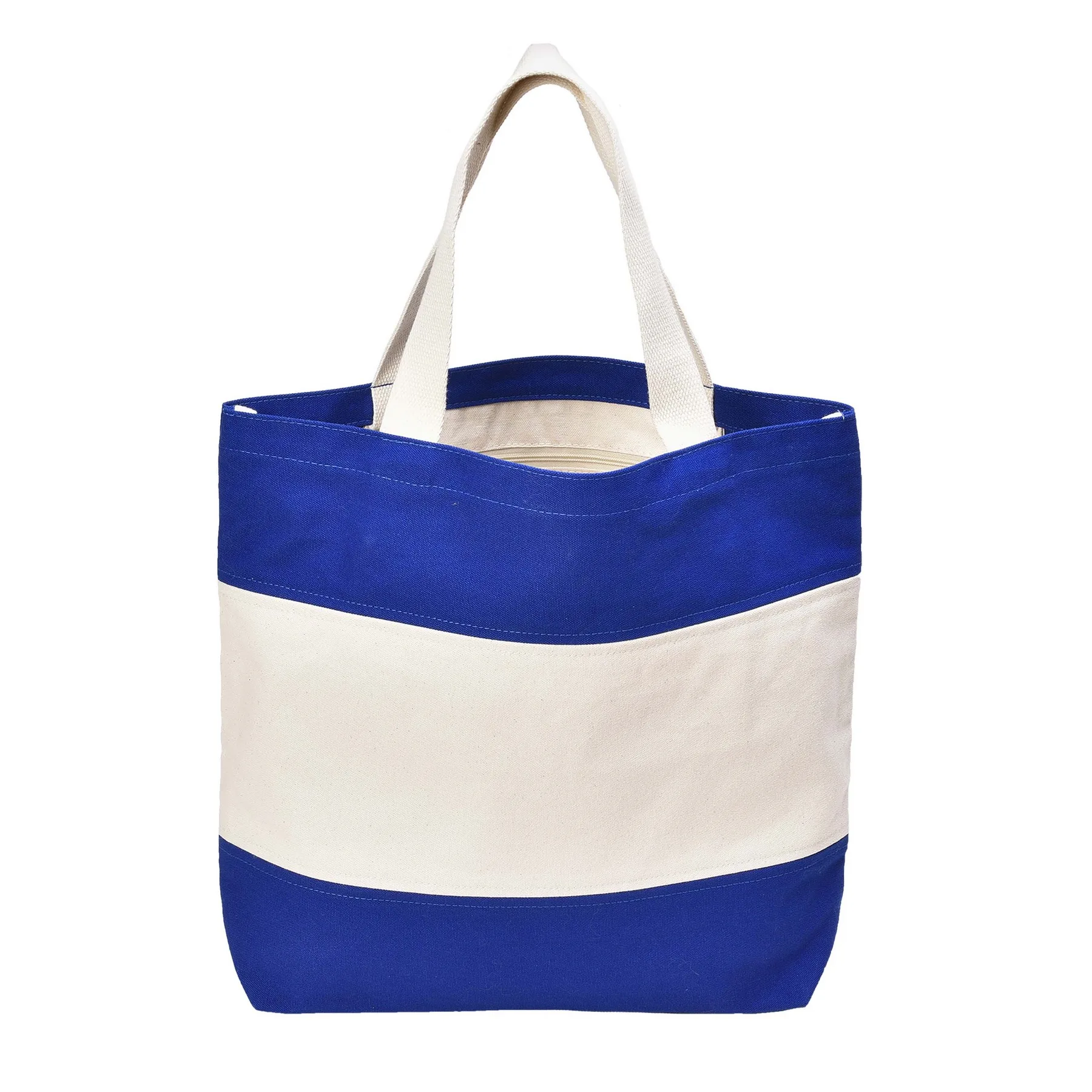 Striped Canvas Tote view 2