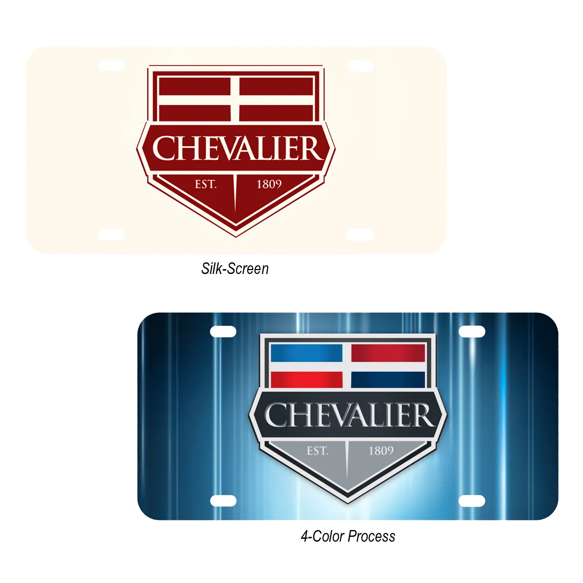 Custom License Plate 0.035 view 2