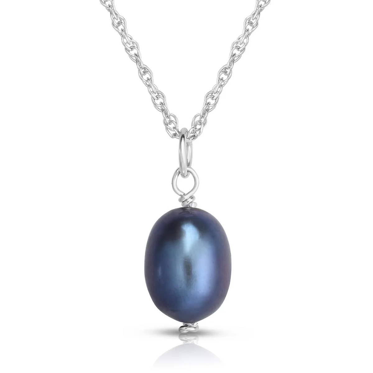 Jilco Inc Black Pearl Drop Necklace