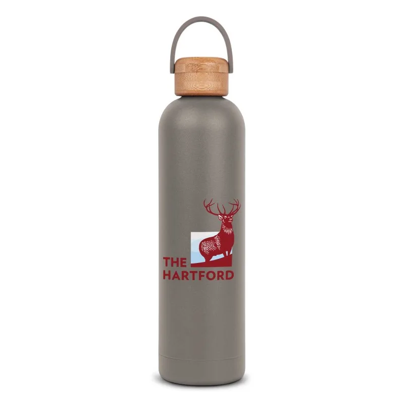 25 Oz. Allegra Bottle w/Bamboo Lid